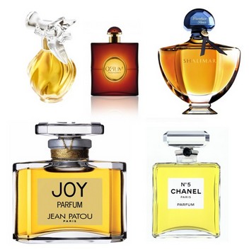 5 najobľúbenejších parfumov všetkých čias